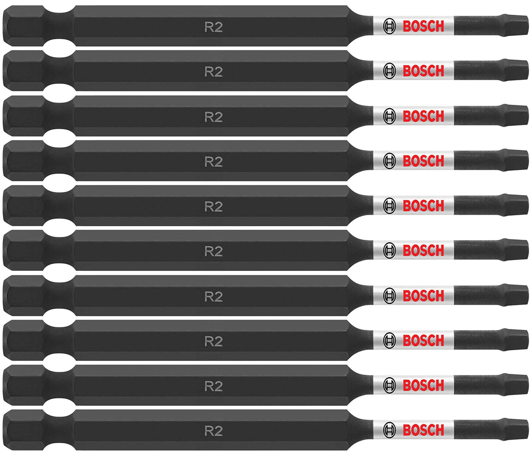 BOSCH ITSQ235B Schraubendreher-Bit, 8,9 cm, quadratisch, #2, robust, Schlagschrauber-Bit