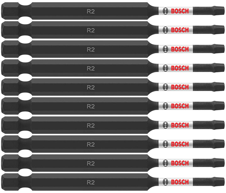 BOSCH ITSQ235B Schraubendreher-Bit, 8,9 cm, quadratisch, #2, robust, Schlagschrauber-Bit