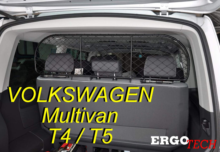 ERGOTECH Trennnetz Trenngitter Hundenetz Hundegitter für Volkswagen Multivan T4 und T5