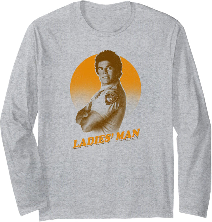 CHiPs TV Series Ladie's Man Langarmshirt
