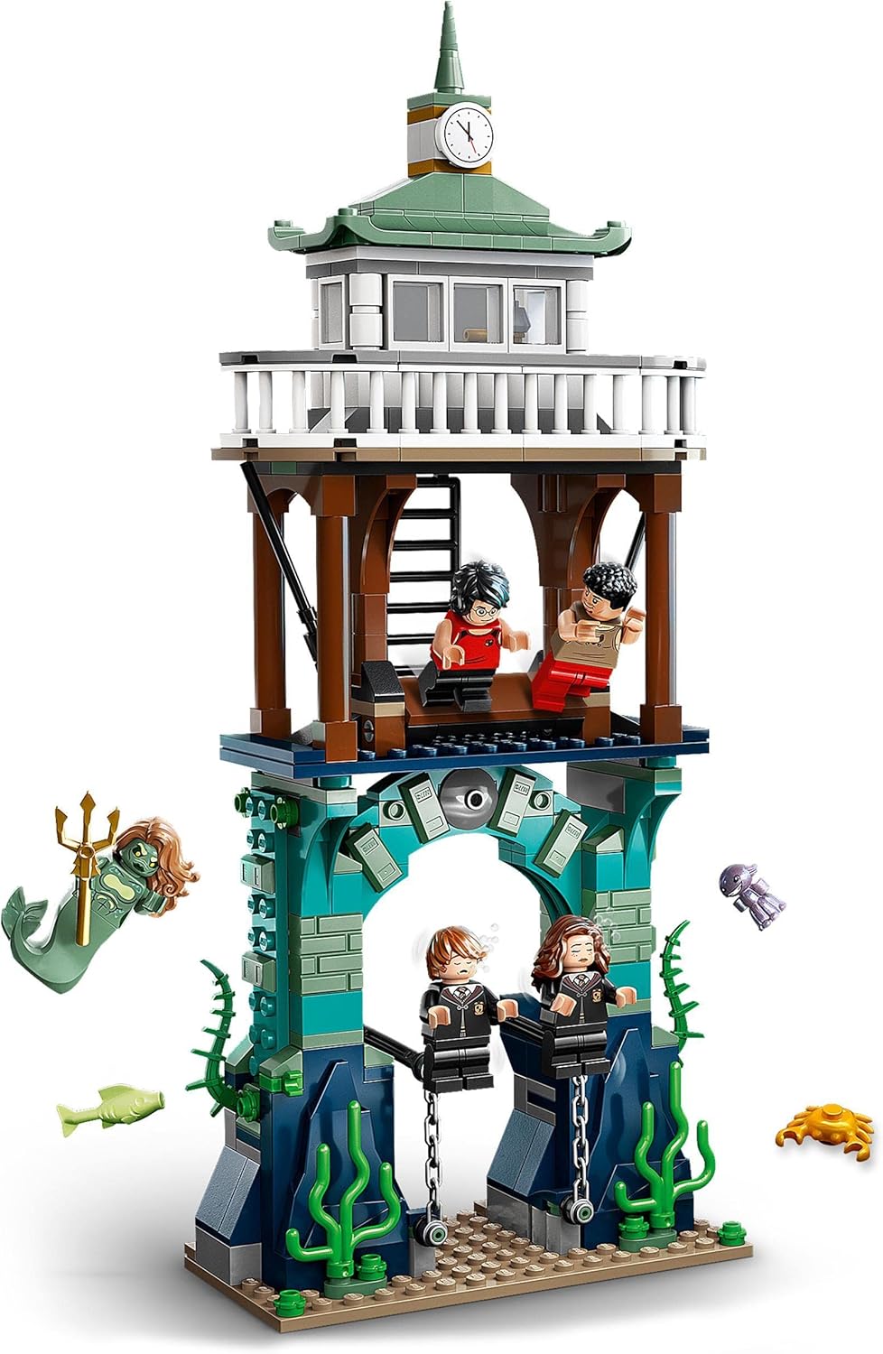 LEGO 76420 Harry Potter Trimagisches Turnier: Der Schwarze See, Feuerkelch Spielzeug für Kinder, Jun