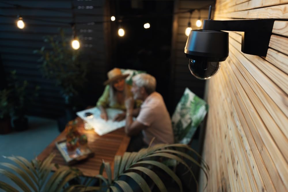 ABUS SmartLook Schwenk-Neige-Kamera 4K - WLAN, Aussen, App, Nachtsicht Schwarz Einzelstück, Schwarz
