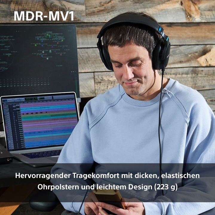 Sony MDR-MV1 Studio Kopfhörer - offen