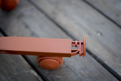 Tecnokit: Runder Rollwagen für Pflanzen und Blumen, 50 cm; verstellbare Dübel, leicht zu bewegen, 4