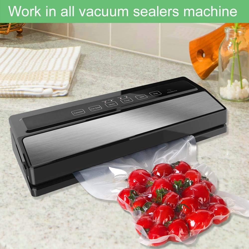 O2frepak 100 Beutel 25x33cm Vakuumier Beutel Vakuumbeutel für Lebensmittel,BPA-Frei Sous Vide Vakuum