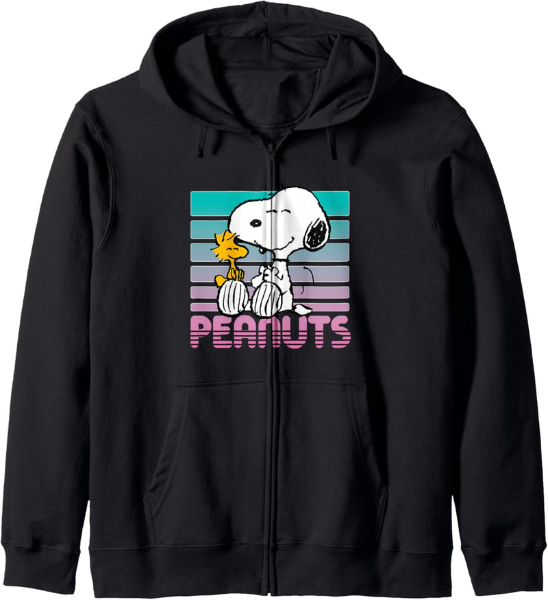 Peanuts – Retro Peanuts Snoopy Woodstock Kapuzenjacke