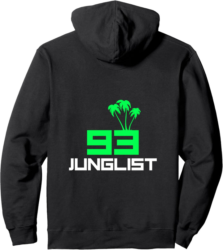 Junglist Music Drum and Bass DnB 90's Rave EDM Pullover Hoodie