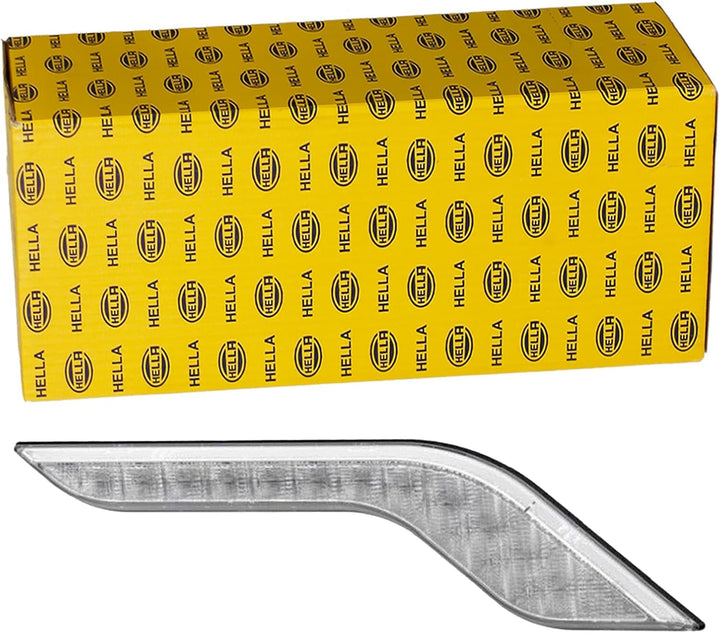 HELLA - Blinkleuchte - Shapeline Style Wing - LED - 12/24V - geschraubt/Anbau - Lichtscheibenfarbe: