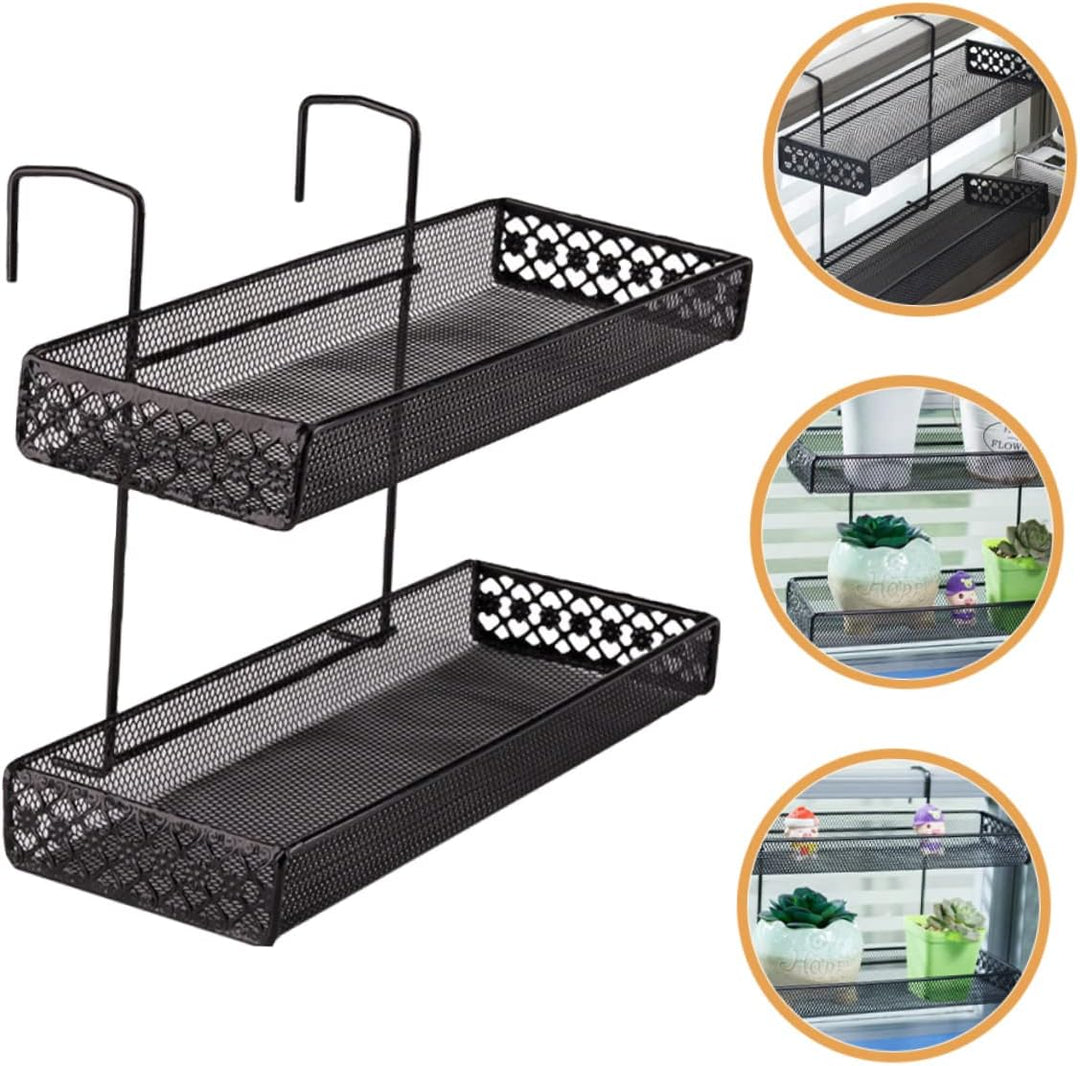 TOYANDONA Blumenhängeregal Für Balkongeländer Klappbares Design Robustes Metall Wetterfest Ideal Für