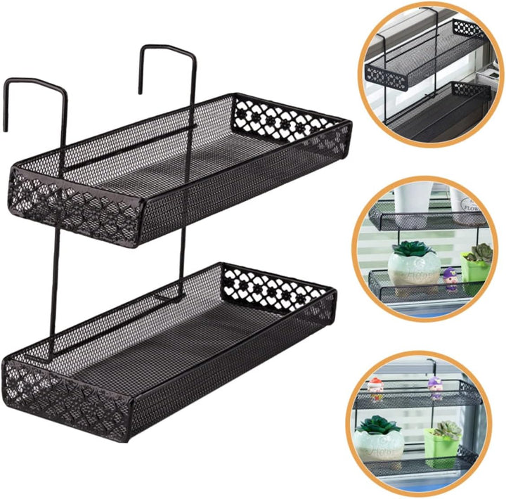 TOYANDONA Blumenhängeregal Für Balkongeländer Klappbares Design Robustes Metall Wetterfest Ideal Für
