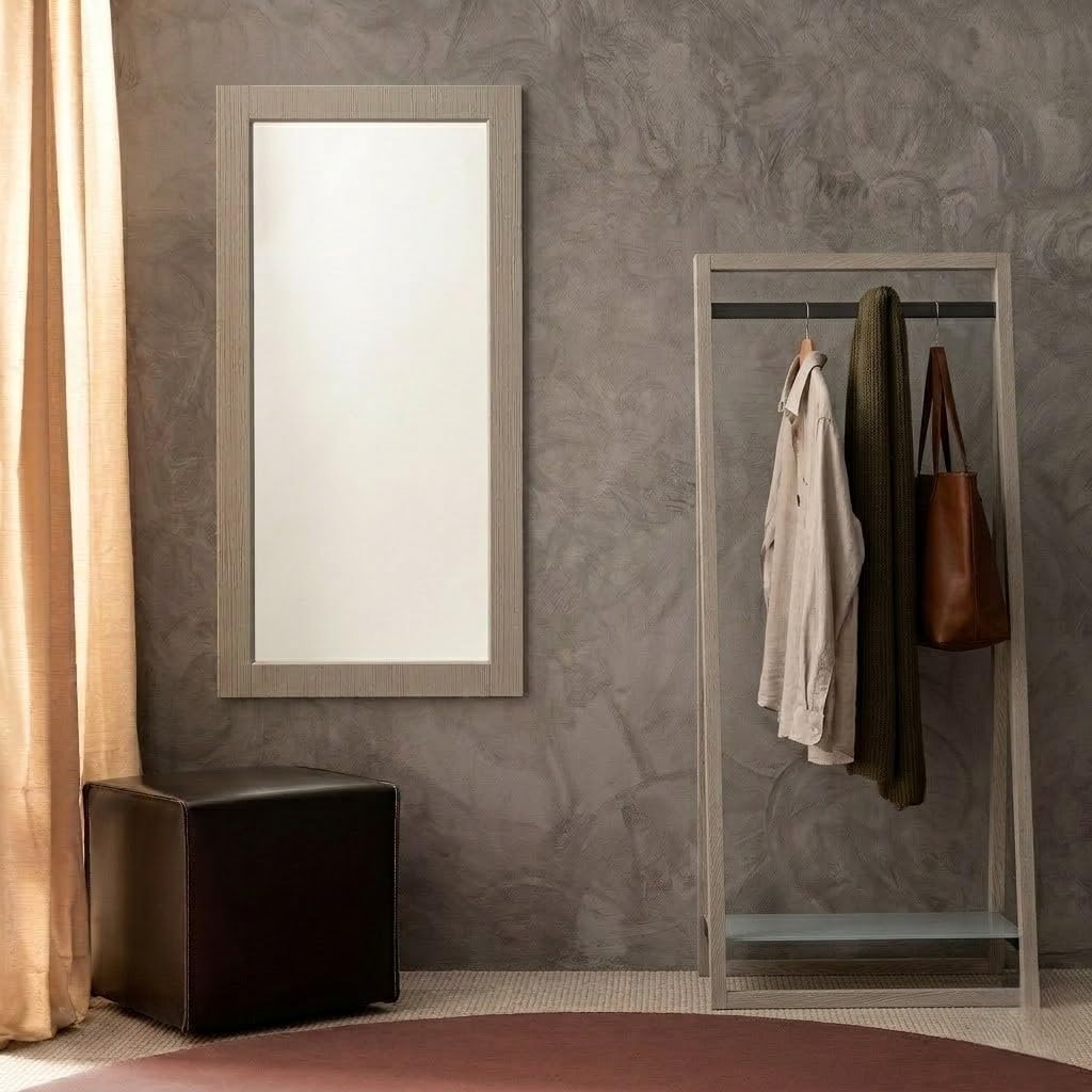 ARHome Wandspiegel, 120 x 60 cm, Taubengrau, Spiegel, Made in Italy Taupe 120 x 60, Taupe 120 x 60