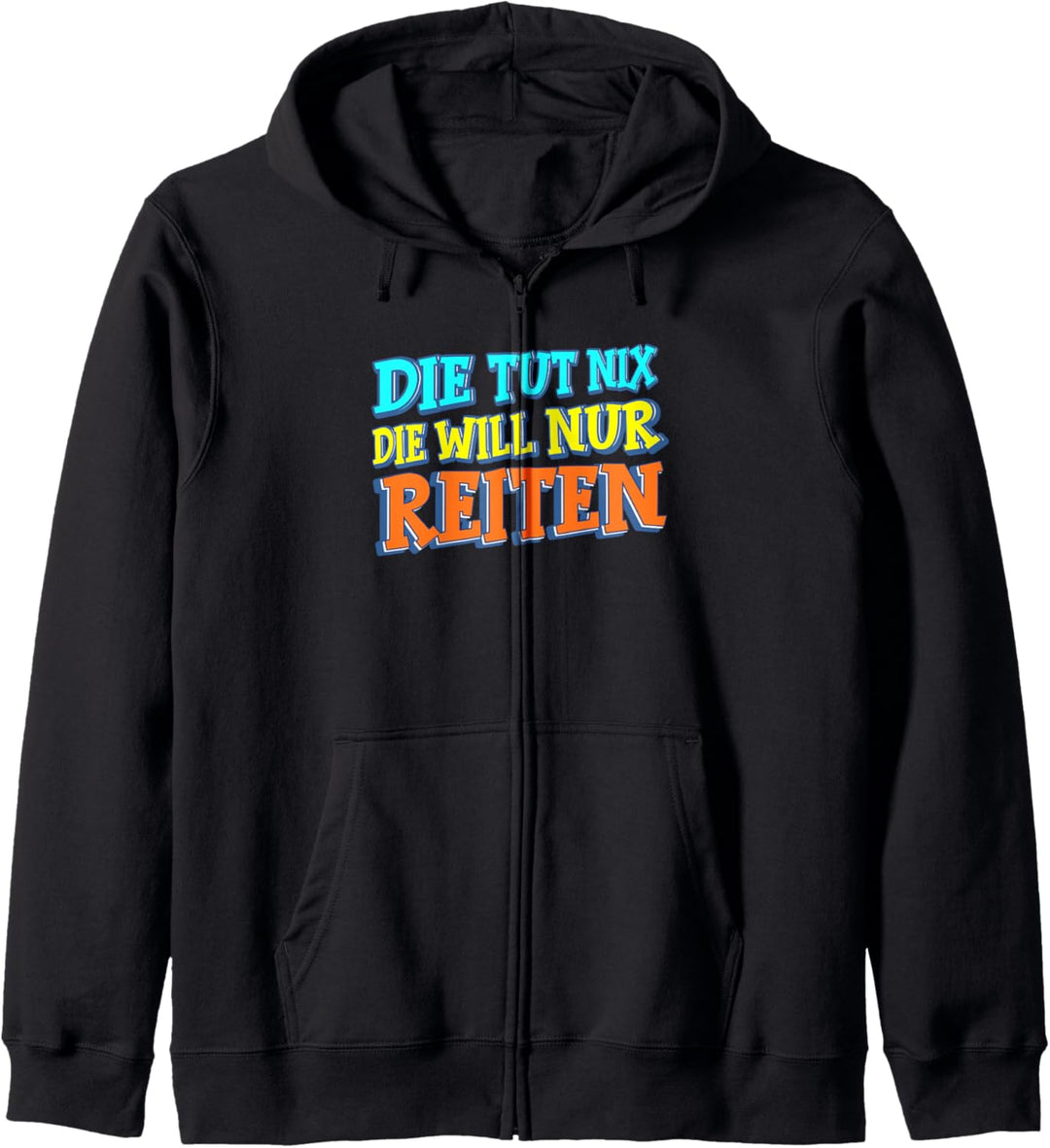 Reiterin Reiten Reitsport Pferde Pferdesport Hengst Geschenk Kapuzenjacke