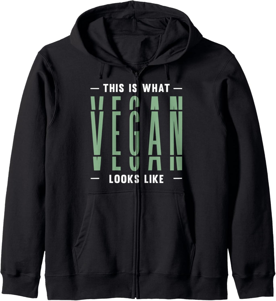 So Sieht Vegan Aus Veganismus Veganer Vegetarisch Essen Kapuzenjacke