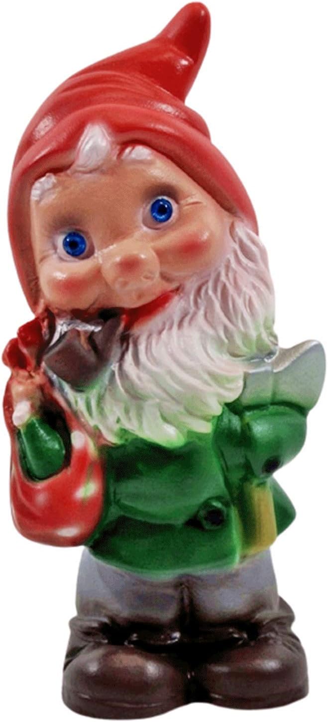 RAKSO Deko Figur Schneewittchen H 40 cm und 7 Zwerge H 19-20 cm Gartenfiguren stehend als Satz