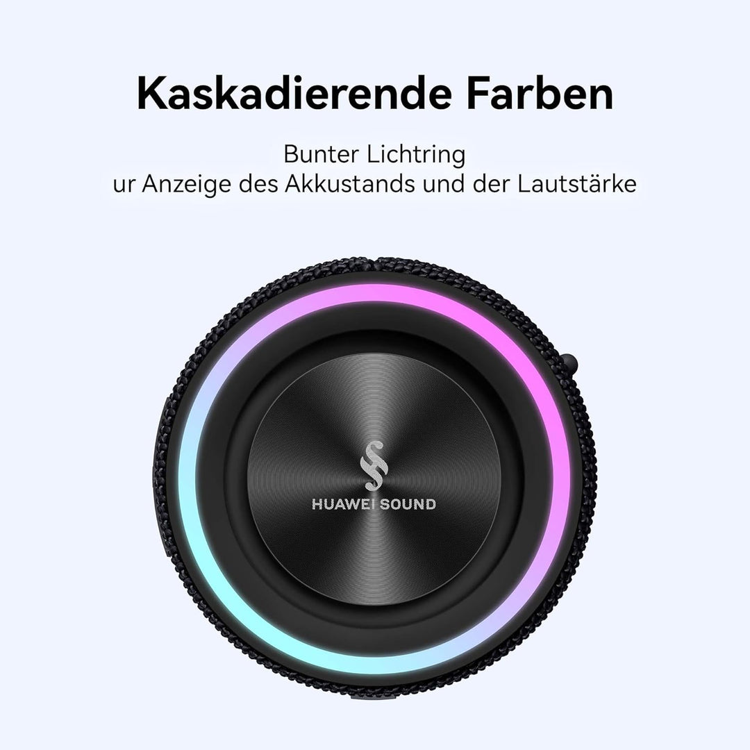 HUAWEI Sound Joy 2, Tragbarer Bluetooth-Lautsprecher, Sound-Vierfach-System, 26-Stunden-Wiedergabe,