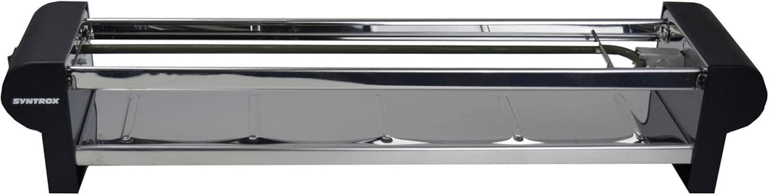Syntrox Germany RAC-600W-Thurgau Edelstahl Design Raclette mit Grill und Heisser Stein für 4 Persone