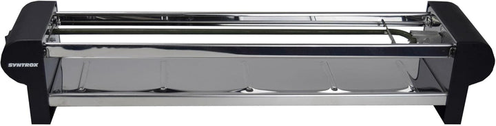 Syntrox Germany RAC-600W-Thurgau Edelstahl Design Raclette mit Grill und Heisser Stein für 4 Persone