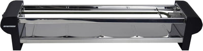 Syntrox Germany RAC-600W-Thurgau Edelstahl Design Raclette mit Grill und Heisser Stein für 4 Persone