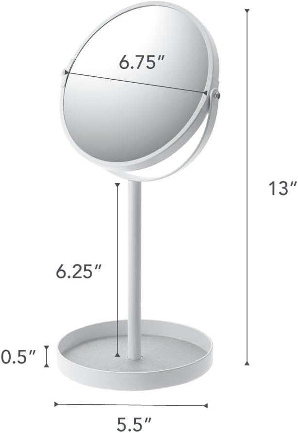 Accessories Tray & Mirror - Tower - white Weiss, Weiss