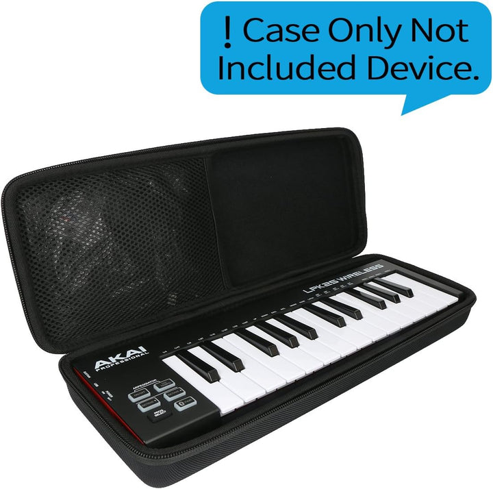 Khanka Hart Tasche Hülle für AKAI Professional LPK25 Wireless 25 Tasten anschlagdynamisches USB&Blue