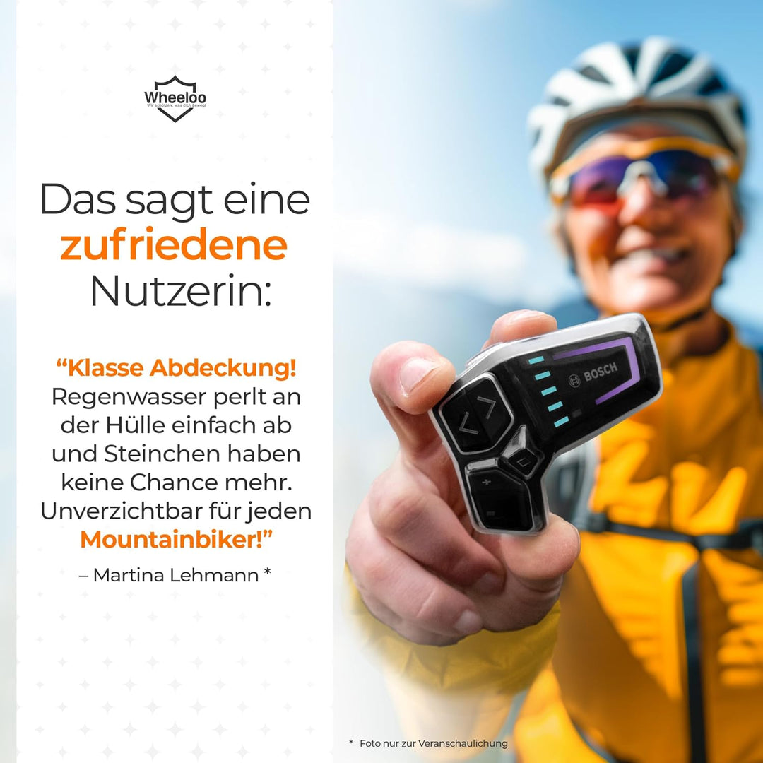 2er Set Ebike Displayschutz für Bosch LED Remote & Kiox 500 I Display Schutzhülle I E Bike Abdeckung