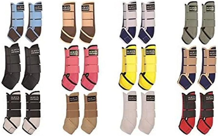 HKM Neoprengamaschen - Colour - weiss/weiss M, weiss/weiss M