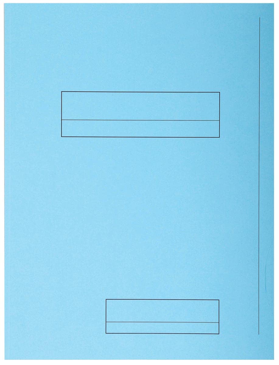 Exacompta 335006E Packung mit 50 Aktenmappen Super, 2 Klappen, Karton 210g/qm, praktisch und robust,