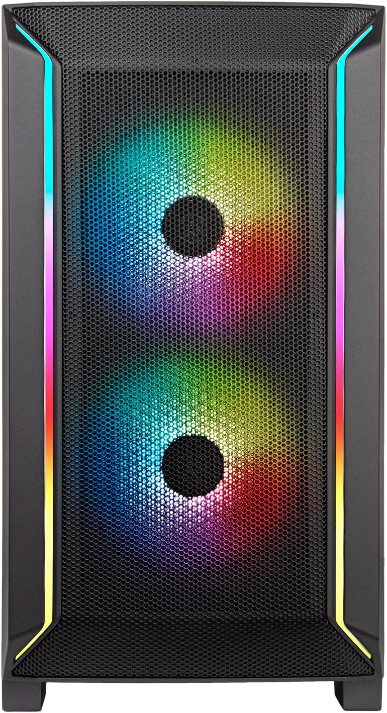 Silverstone SST-FA312Z-BG - FARA mATX-Gaming-Gehäuse mit hohem Luftstrom und hoher Kapazität