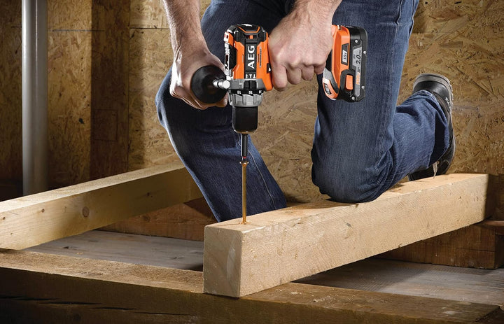 AEG 18 V PRO18V Brushless Akku-Kompakt-Schlagbohrschrauber BSB18C2BL-202C (2-Gang-Getriebe, max. Dre