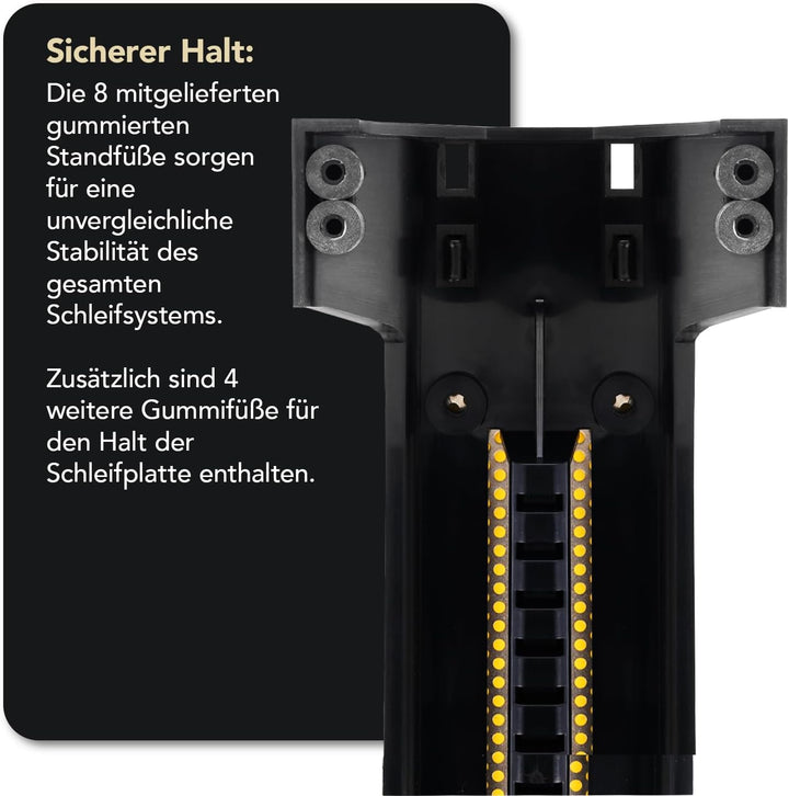 DMT DuoSharp plus Schärfstein – extrafein/fein mit Sockel, 20,3 cm / 8 Zoll, 1 Stück, WM8EF-WB Extra