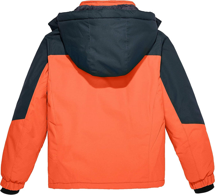 Wantdo Jungen Berg Ski Jacke Warmer Winter Fleece Mäntel Wasserdichter Atmungsaktive Jacke Outdoor K