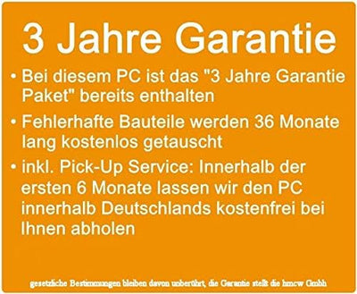 Lenovo - Schneller PC mit Intel Core i7 4790 - Desktop Computer + Silent Rechner für Büro & Home Off