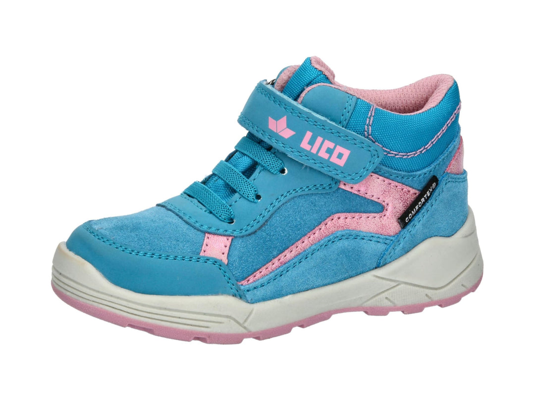 Lico Unisex Kinder Nabudo Vs Schneestiefel 33 EU Türkis Rosa, 33 EU Türkis Rosa