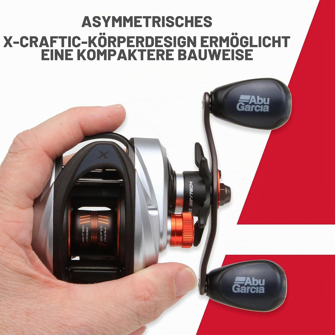 Abu Garcia Revo 5 X LP-L Reel - Baitcaster Rolle zum Raubfischangeln, Raubfischrolle zum Spinnangeln