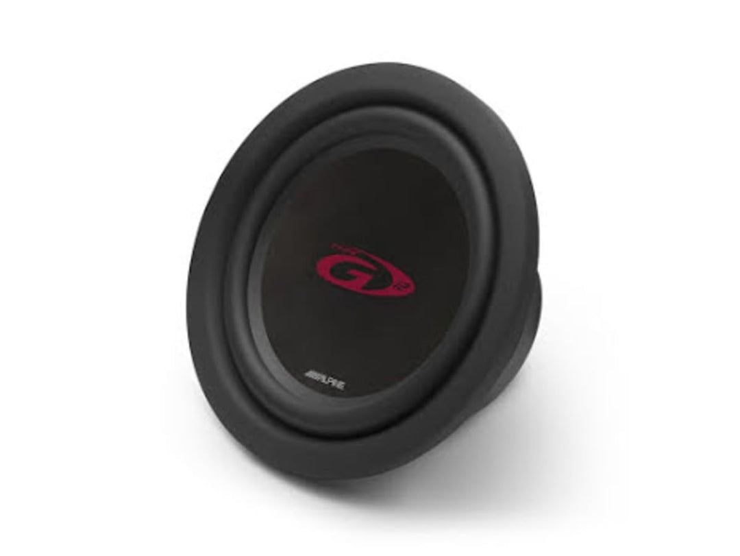 Alpine SWG-844 Hochleistungs-Subwoofer (400 W, 8 Zoll / 20 cm), Schwarz