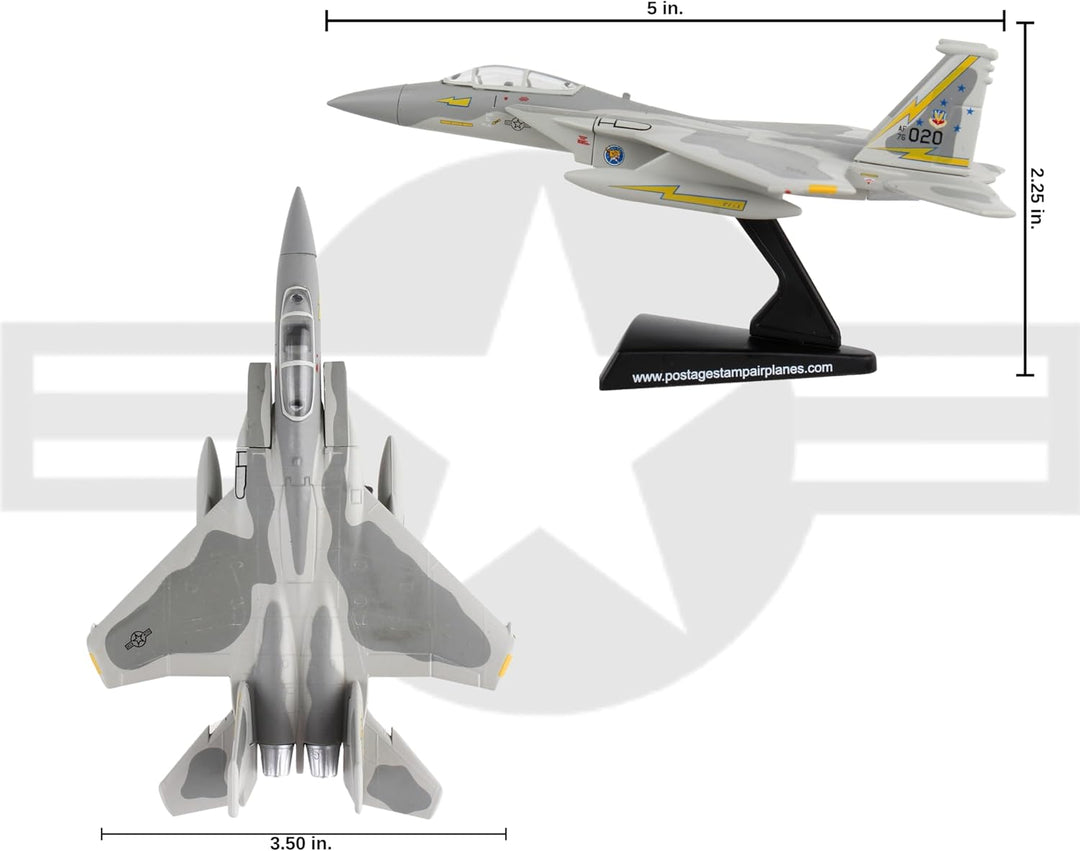 Daron Briefmarke F-15 Eagle 5th Fighter Interceptor SQN. 1:150 Skala, Grau