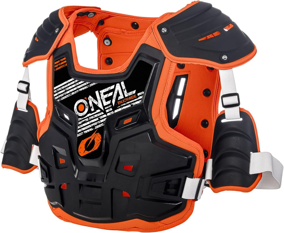 O'NEAL | Brustprotektor | Motocross Enduro | Aus Kunststoff-Spritzguss, Verstellbare Hüftgurte PXR S