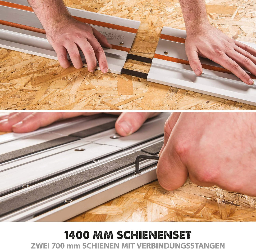Evolution ST1400 Führungsschiene Handkreissäge Kreissägeschiene, Universelle Passform Auch Kompatibe