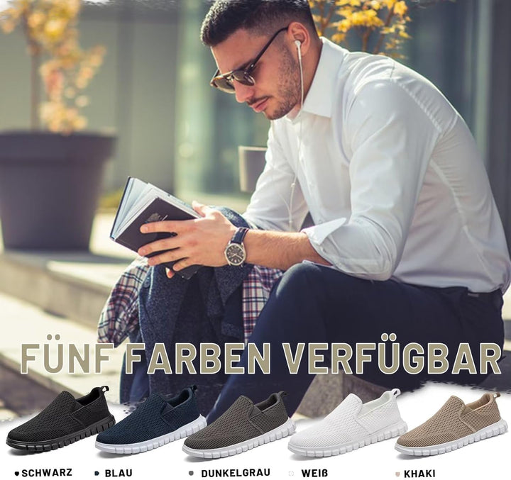 Oltyutc Herren Sneakers Slip On Schuhe Laufschuhe Sportschuhe Tennisschuhe Walkingschuhe Bequem Atmu
