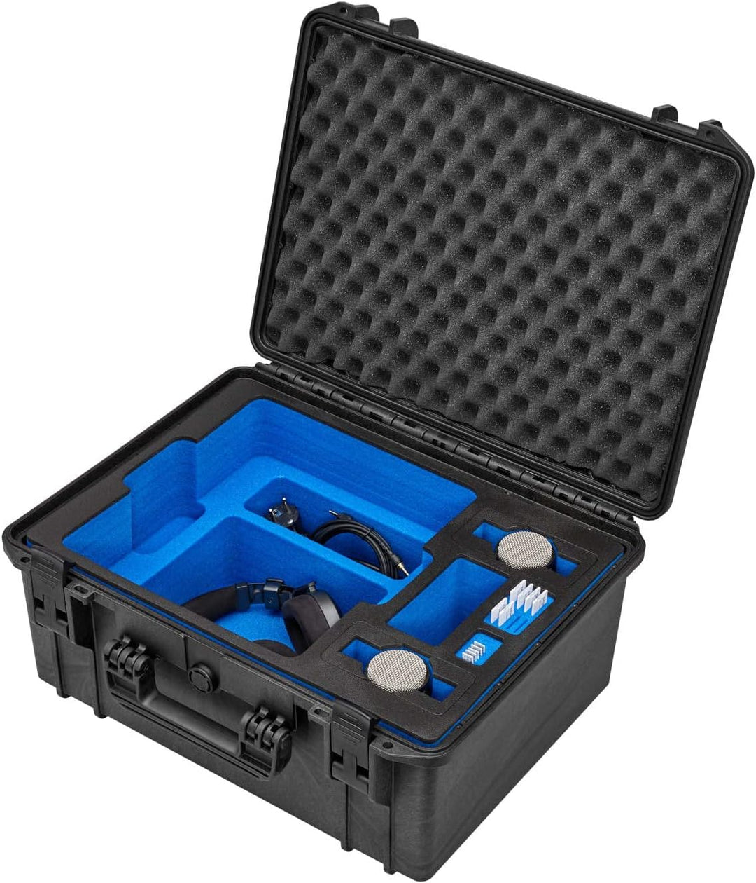 TOMcase wasserdichter Outdoor Koffer für RODEcaster Pro II, weiteres Podcast Equipment und viel Zube