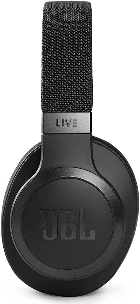 JBL Live 660NC kabelloser Over-Ear Bluetooth-Kopfhörer in Schwarz – Mit Noise-Cancelling und Spracha