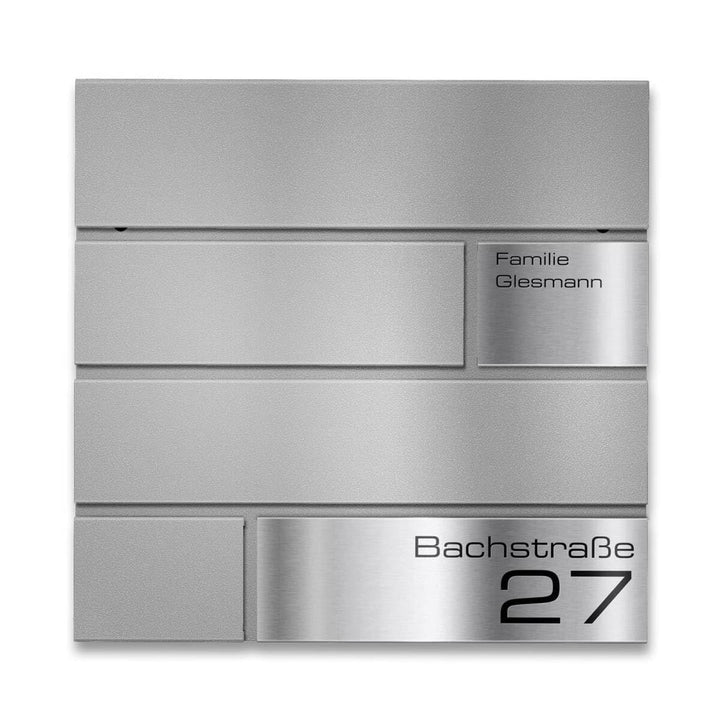 Metzler Briefkasten in Anthrazit Modell G - Pulverbeschichtung in RAL 9007 Graualuminium - Postkaste