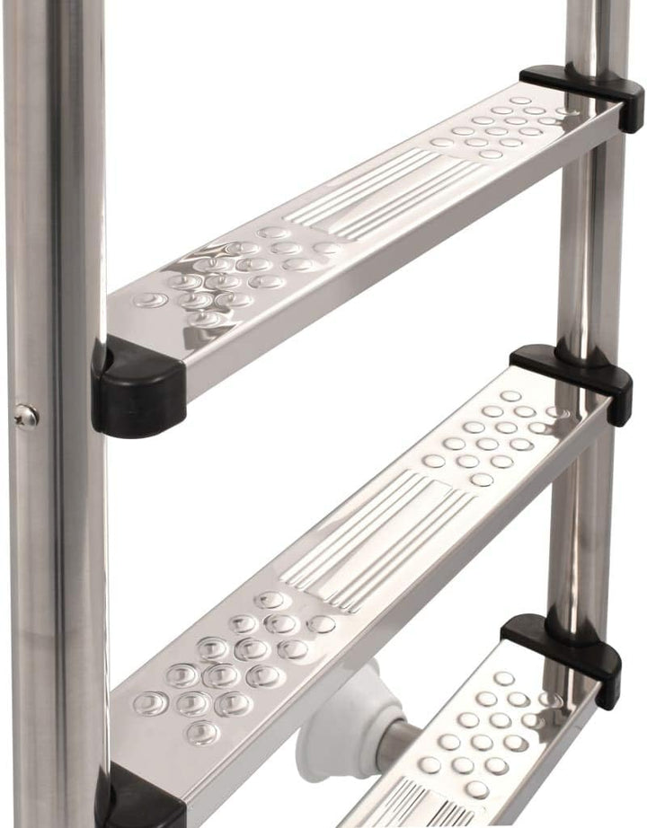vidaXL Pool-Leiter 3 Stufen Poolleiter Schwimmbecken Leiter 120 cm Edelstahl 304