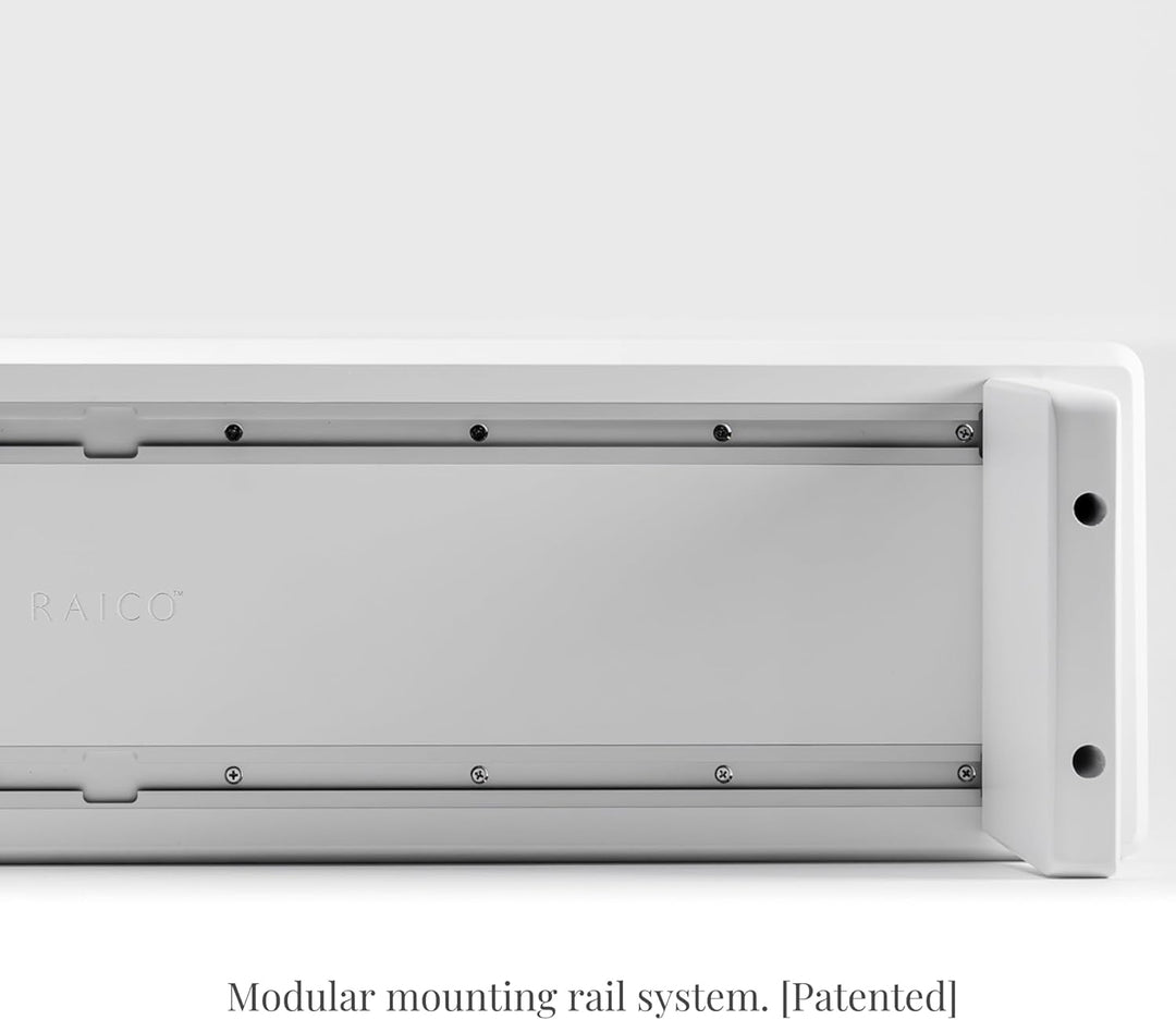 Raico Schreibtischregal Cockpit-Monitorständer, ergonomischer Dual-Screen-Setup-Riser Schreibtisch-O
