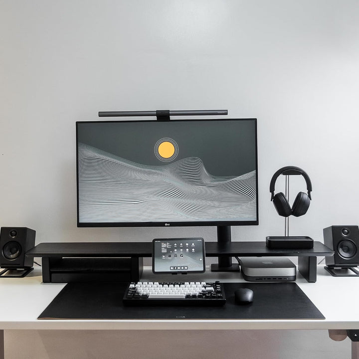 Raico Schreibtischregal Cockpit-System Monitorständer Schreibtisch-Organizer Dual Screen Setup Riser