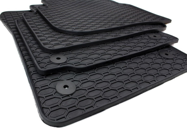 Kfzpremiumteile24 Gummimatten Kompatibel mit Touran (1T 1T3) Baujahr 02/2003-08/2015 für 5-Sitzer Fu