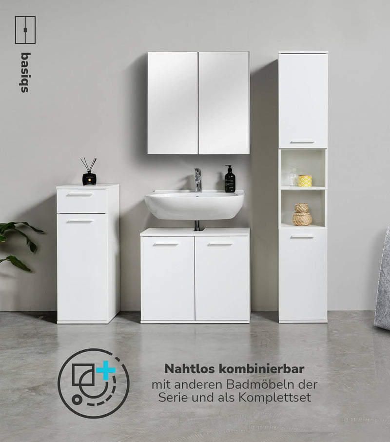 mokebo® Bad-Beistellschrank schmal &