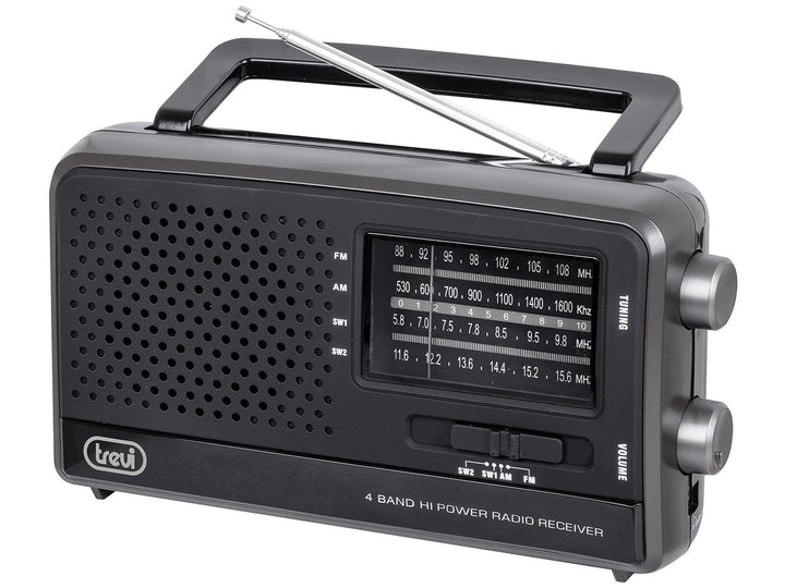 Trevi 0074600 Tragbares Radio, Schwarz