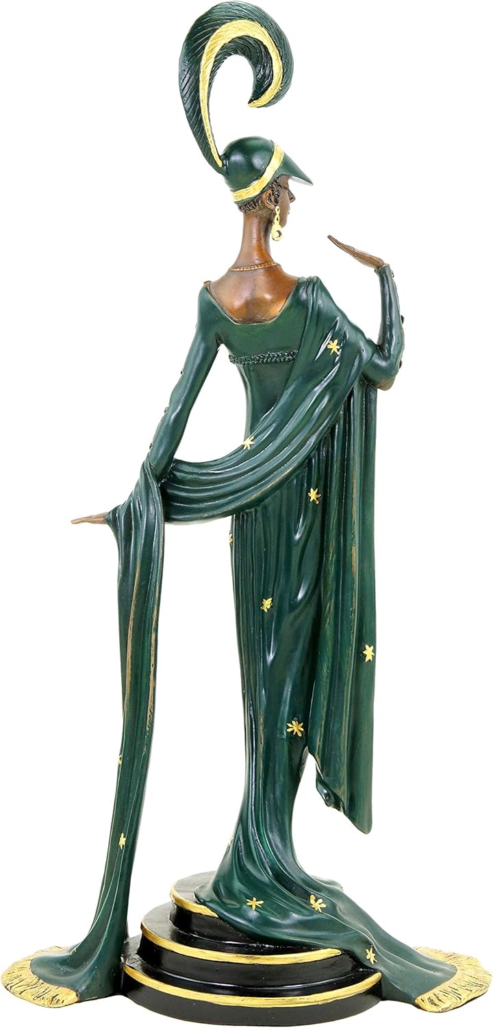 Art Deco Bronze - Tänzerin von Ferdinand Preiss - Französische Revuetänzerin - Bronzestatue - Zwanzi