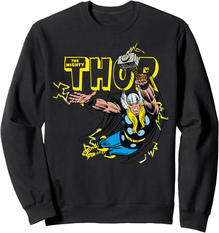 Marvel Thor Classic Retro Comic Sweatshirt